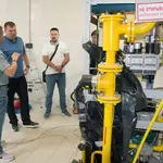 Первый зам осмотрел ход ремонта кремационной печи